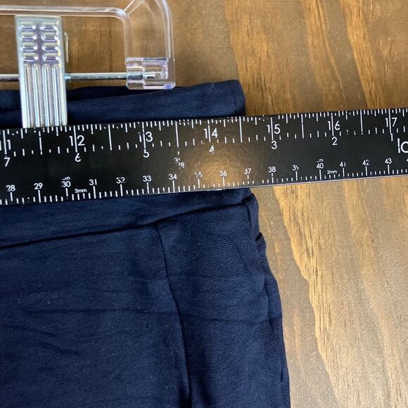 LOFT Womens Pants Navy Blue Pull On Mid Rise Skinny Leggings Stretch Small - Picture 6 of 11